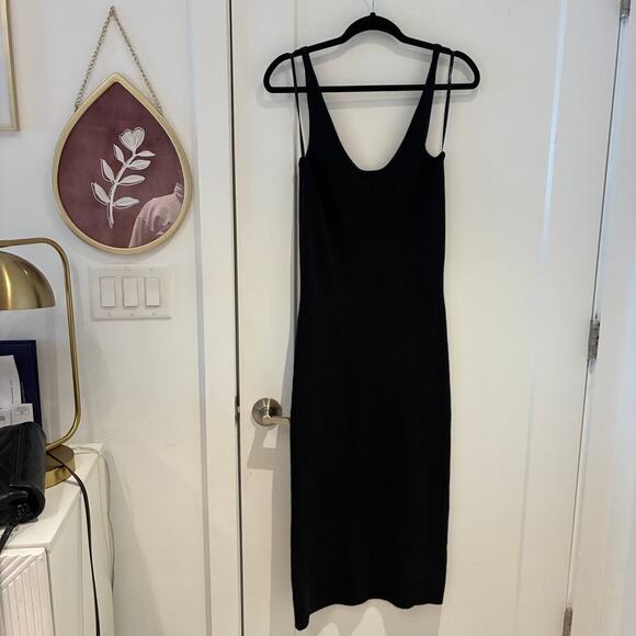 Abercrombie & Fitch Dresses & Skirts - NWT Abercrombie & Fitch Black Knit Tank Midi Dress Sz Large Tall